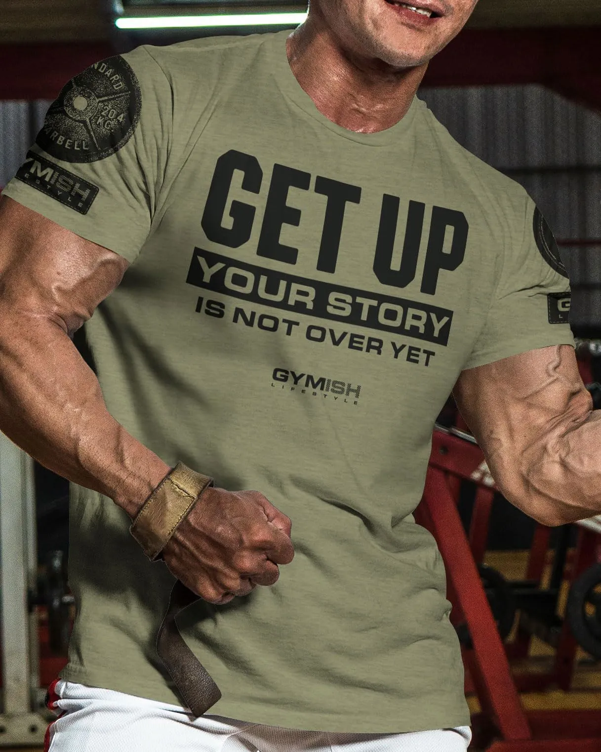 063. Get Big Funny Workout Gym T-Shirt for Men