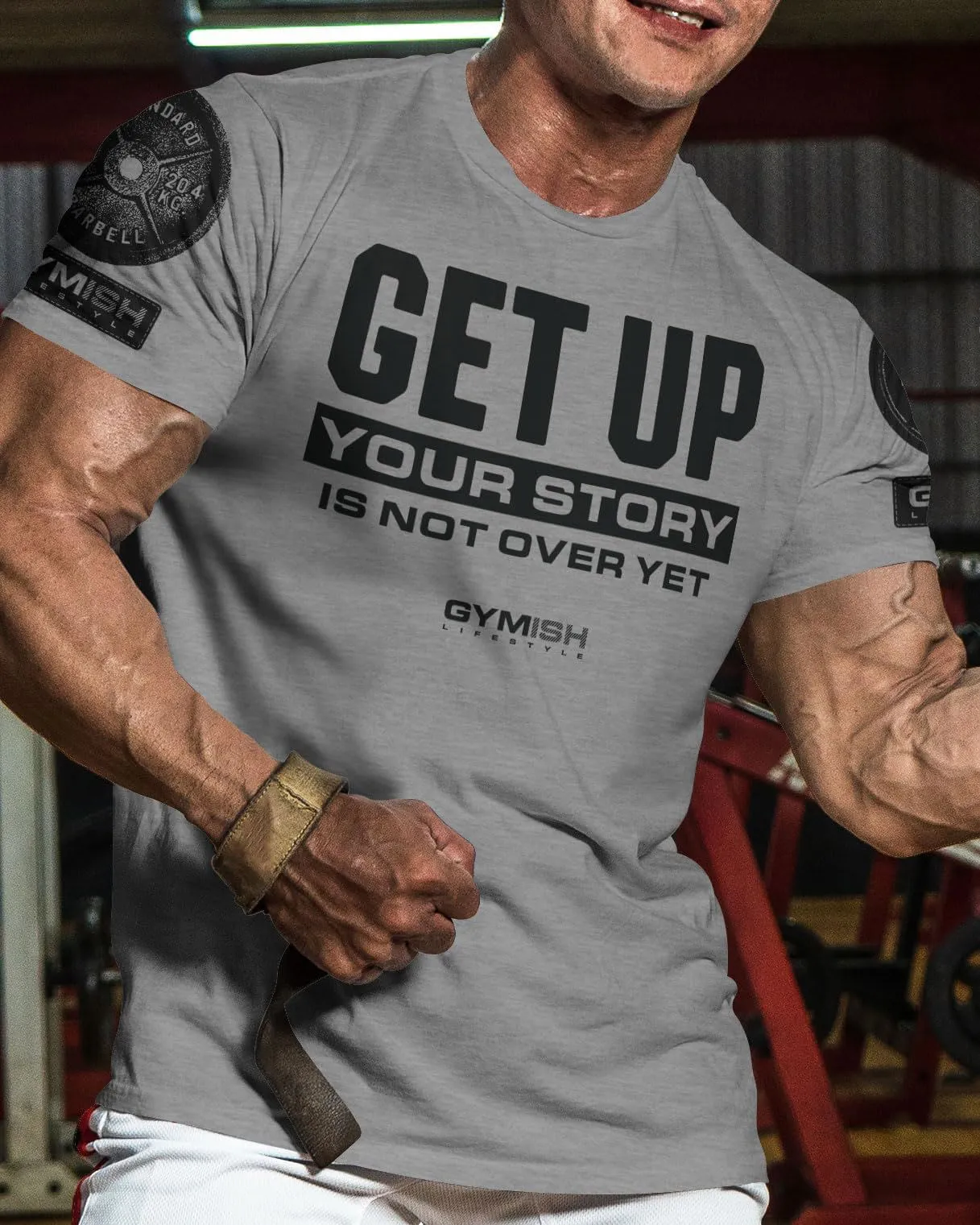 063. Get Big Funny Workout Gym T-Shirt for Men
