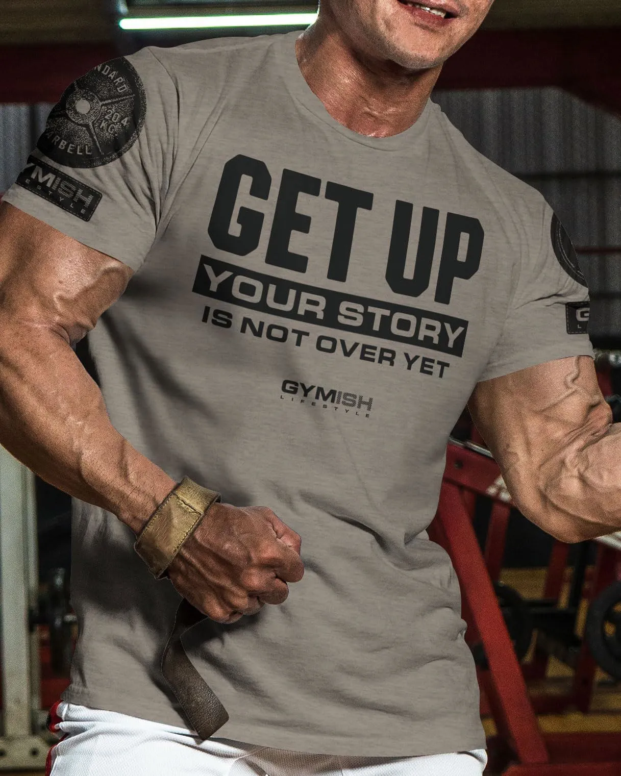 063. Get Big Funny Workout Gym T-Shirt for Men