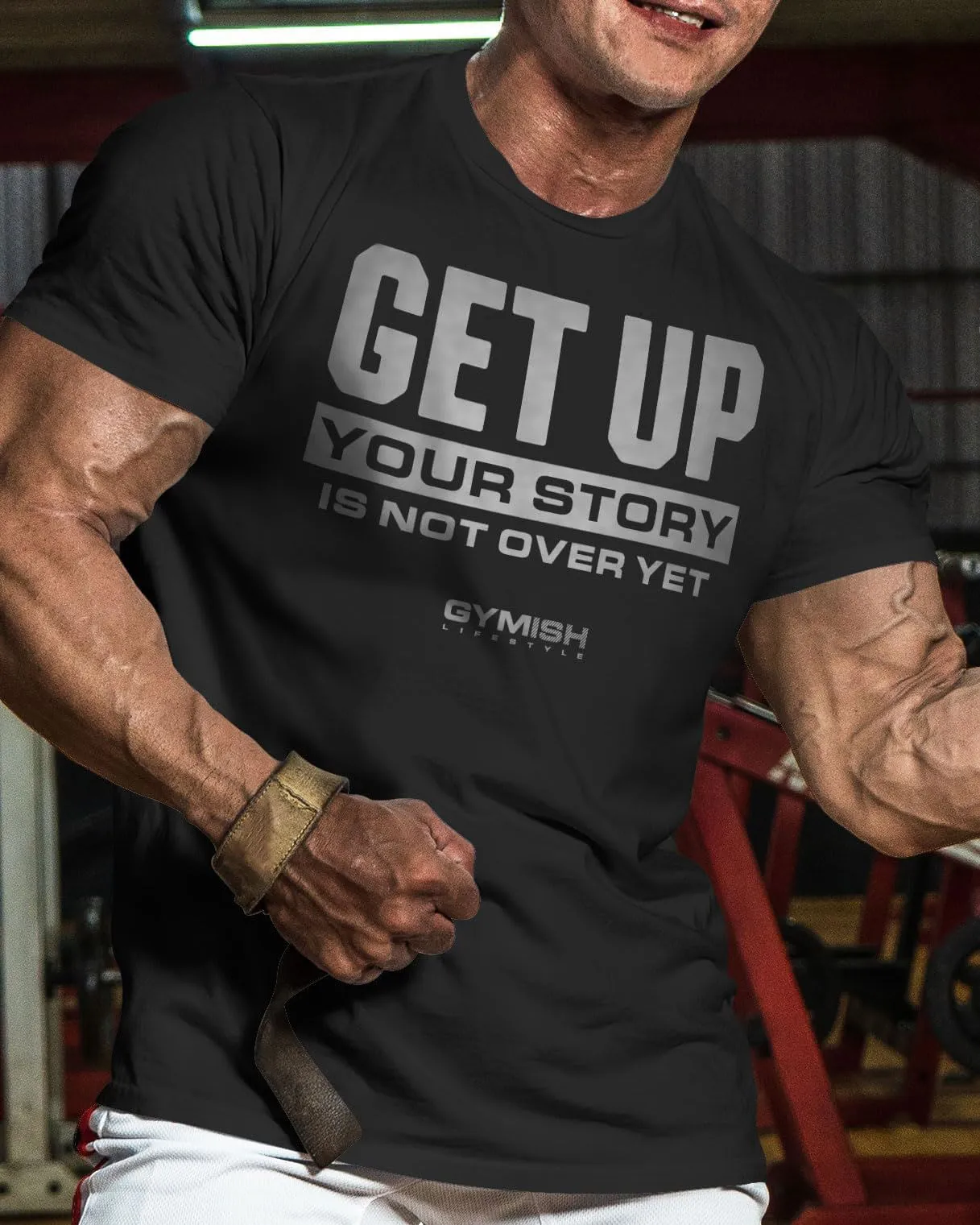 063. Get Big Funny Workout Gym T-Shirt for Men