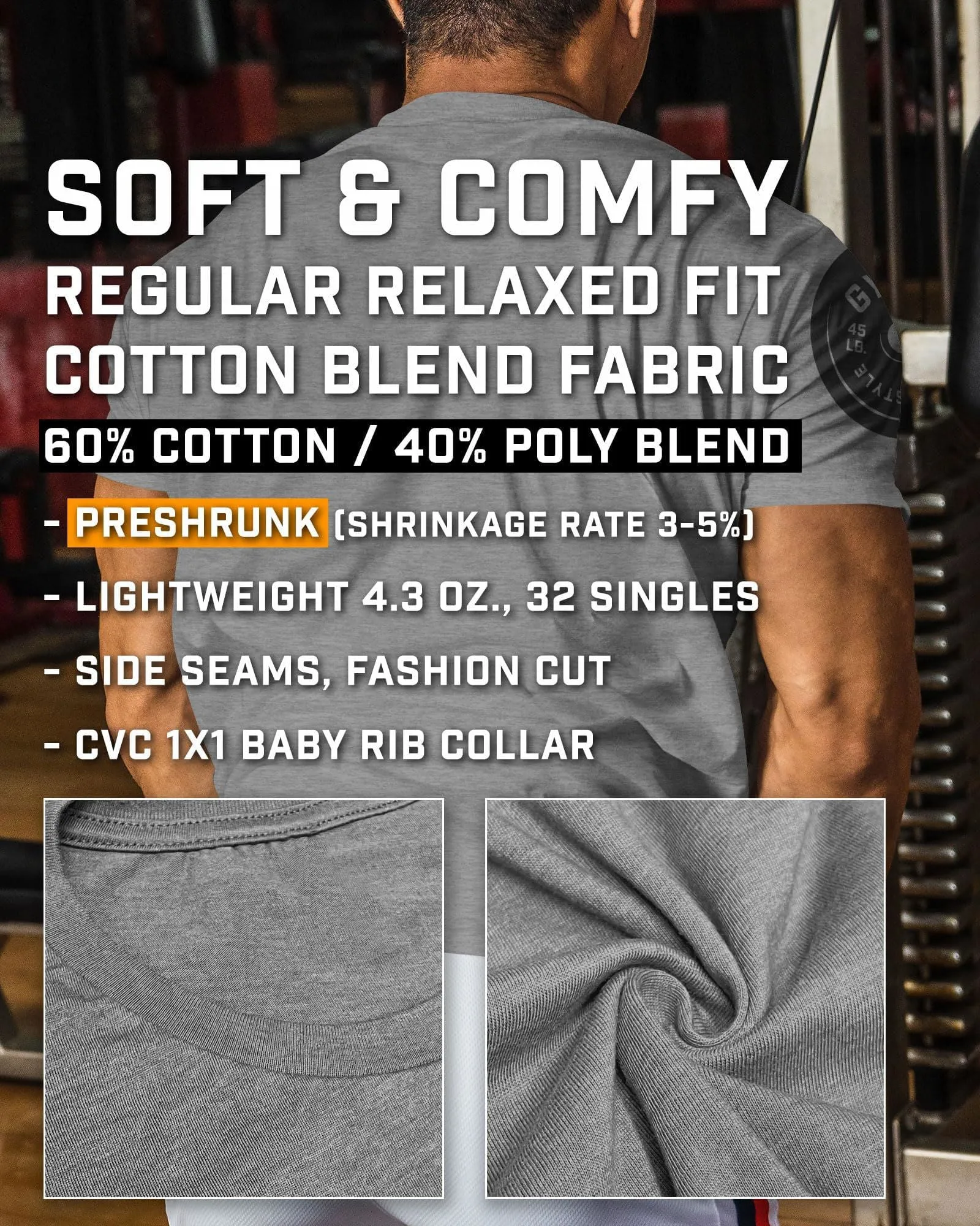063. Get Big Funny Workout Gym T-Shirt for Men