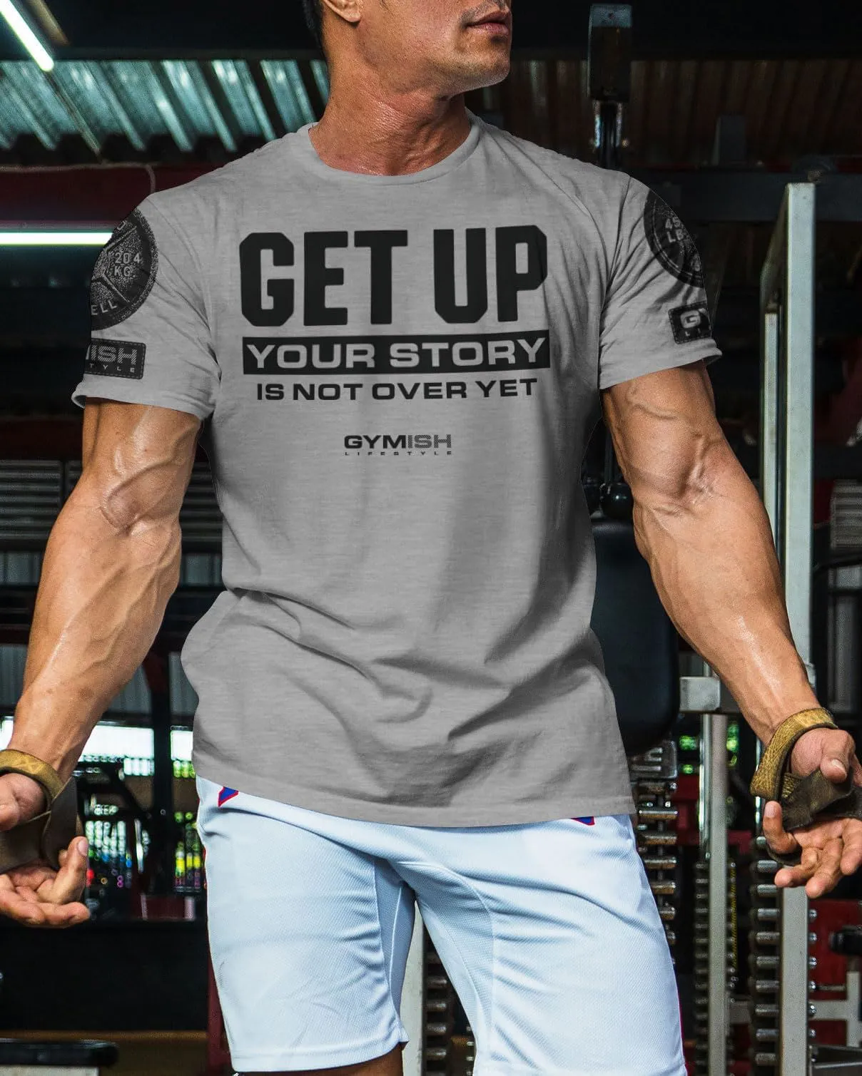063. Get Big Funny Workout Gym T-Shirt for Men