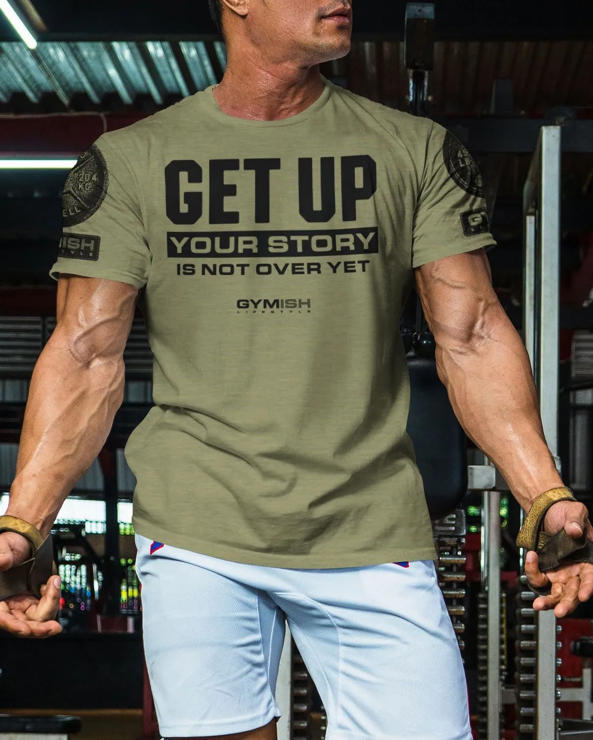 063. Get Big Funny Workout Gym T-Shirt for Men
