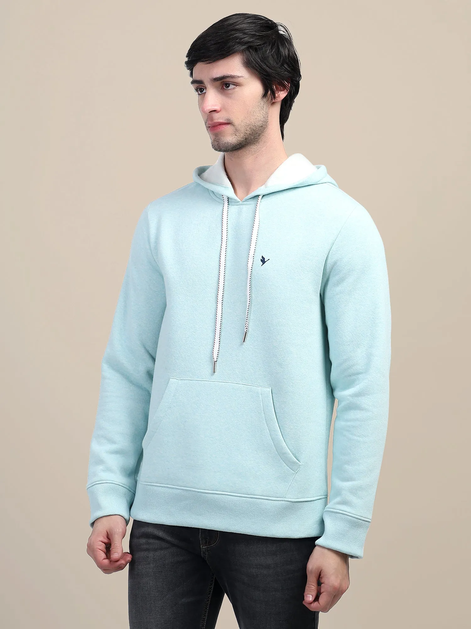 AMSWAN MEN'S AQUA  STYLISH AND COMFORT FIT HOODIE
