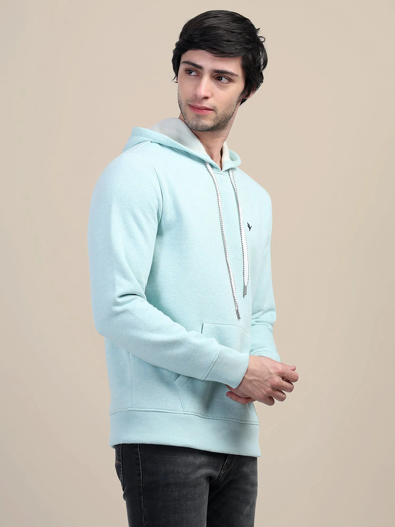 AMSWAN MEN'S AQUA  STYLISH AND COMFORT FIT HOODIE