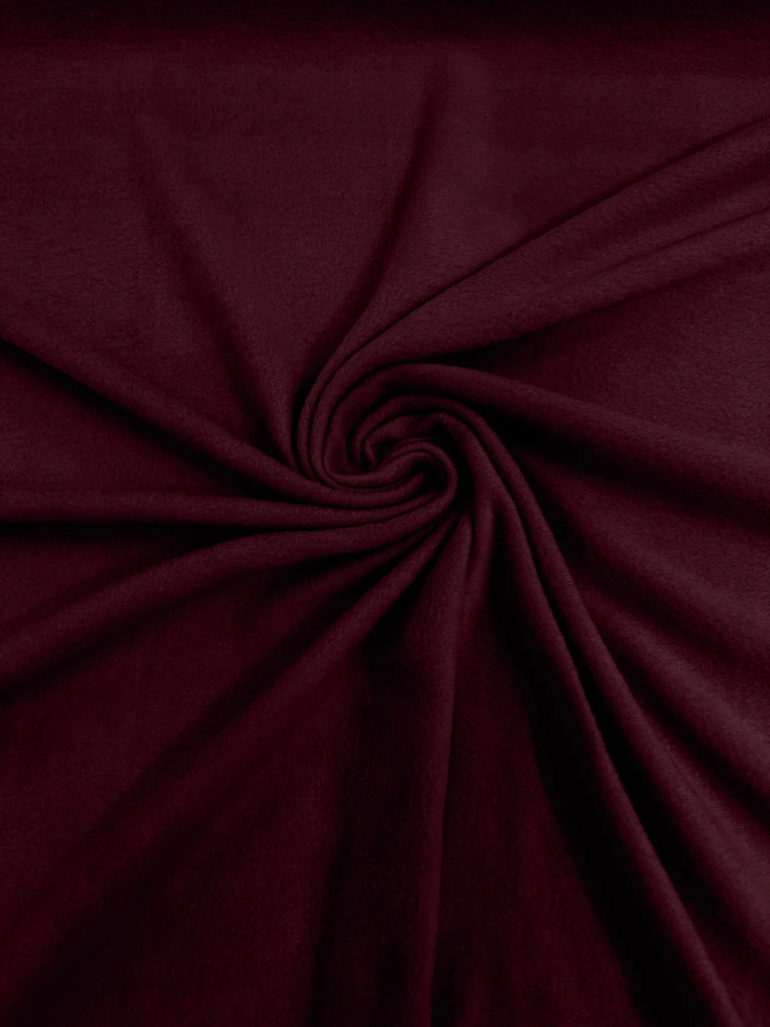 Burgundy Solid Polar Fleece Fabric Sold by the yard 60"Wide|Antipilling 245GSM |Medium Soft Weight| Blanket Supply,DIY, Decor,Baby Blanket