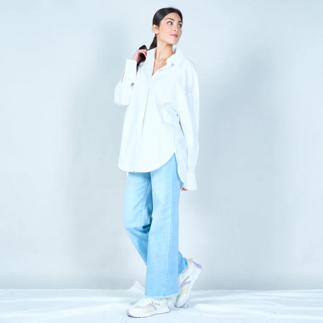 Classic heart button-down shirt wholesale