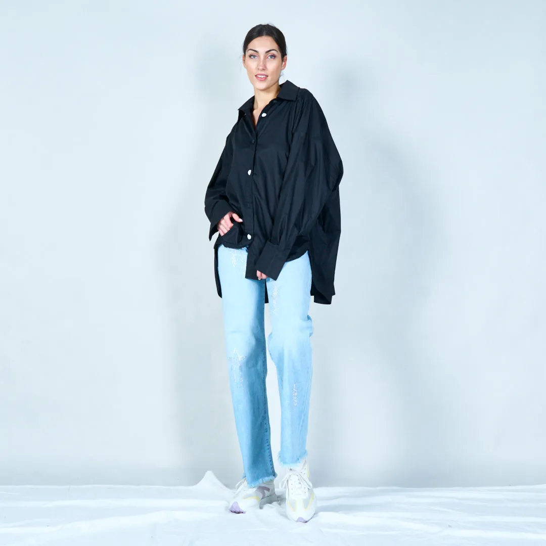 Classic heart button-down shirt wholesale