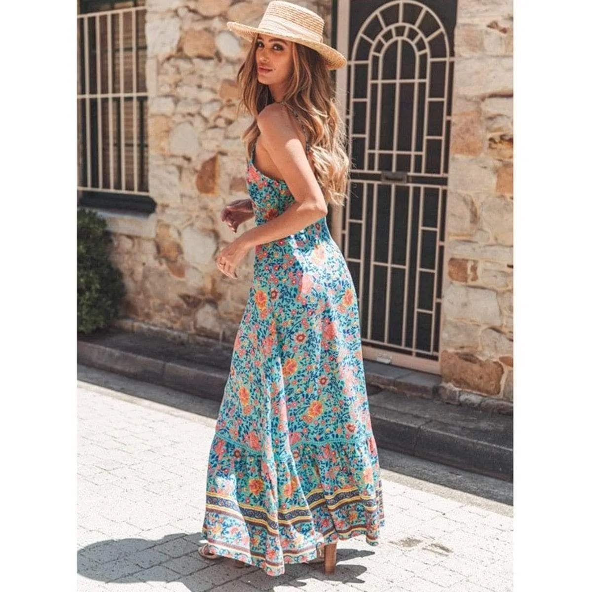 ELEGANT BOHEMIAN LONG DRESS