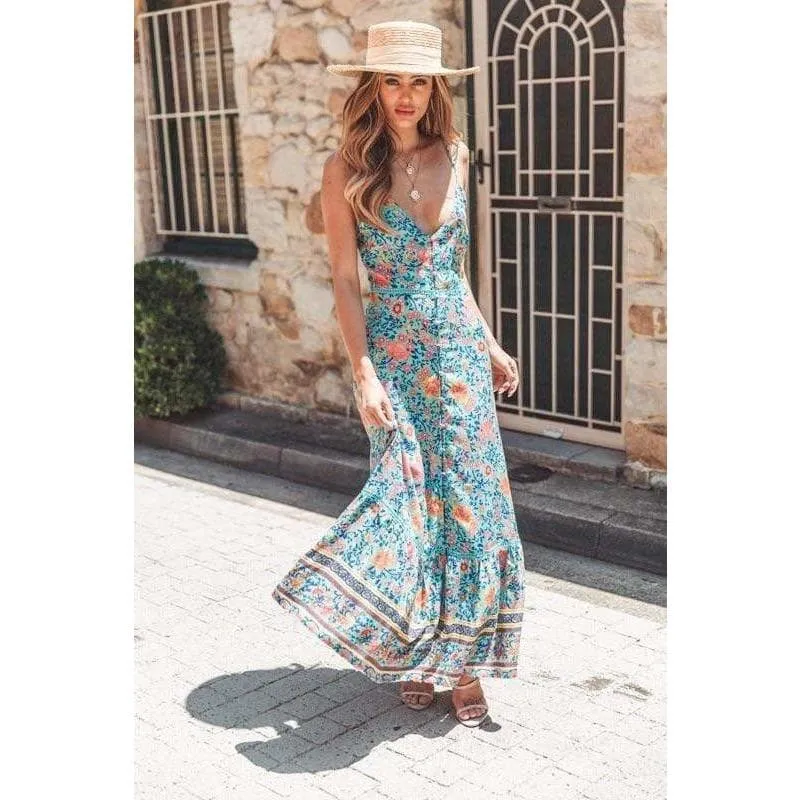 ELEGANT BOHEMIAN LONG DRESS
