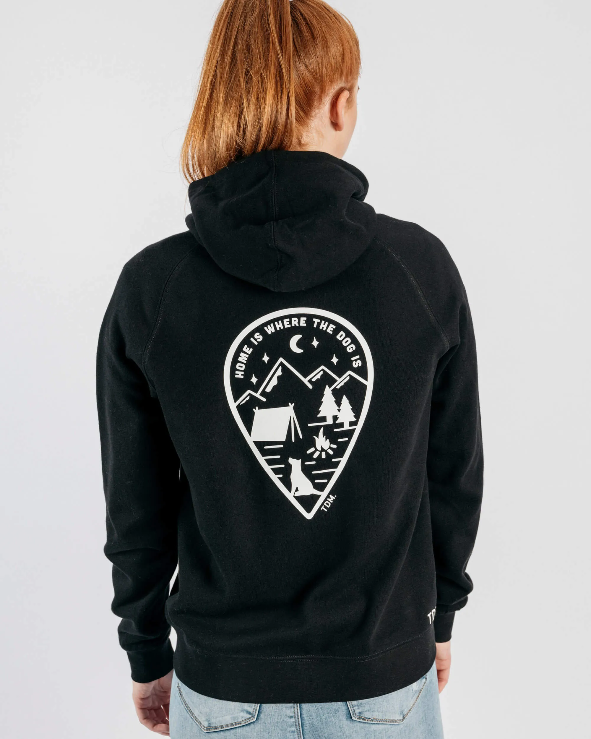 Home Is Where The Dog Is: Women's Zip Hoodie