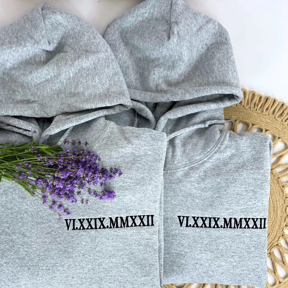 Husband and Wife Sweatshirts or Hoodies, Personalized Embroidered Gift Ideas For Married Couples