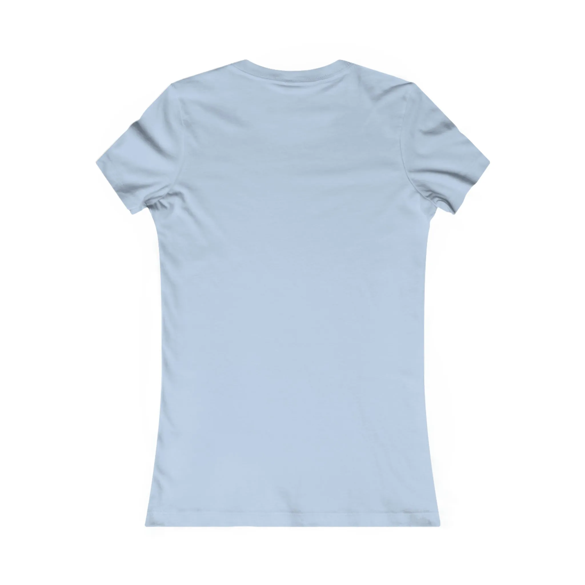 Iron Sharpens Iron - Women's Favorite Tee - White Logo - Plain Back