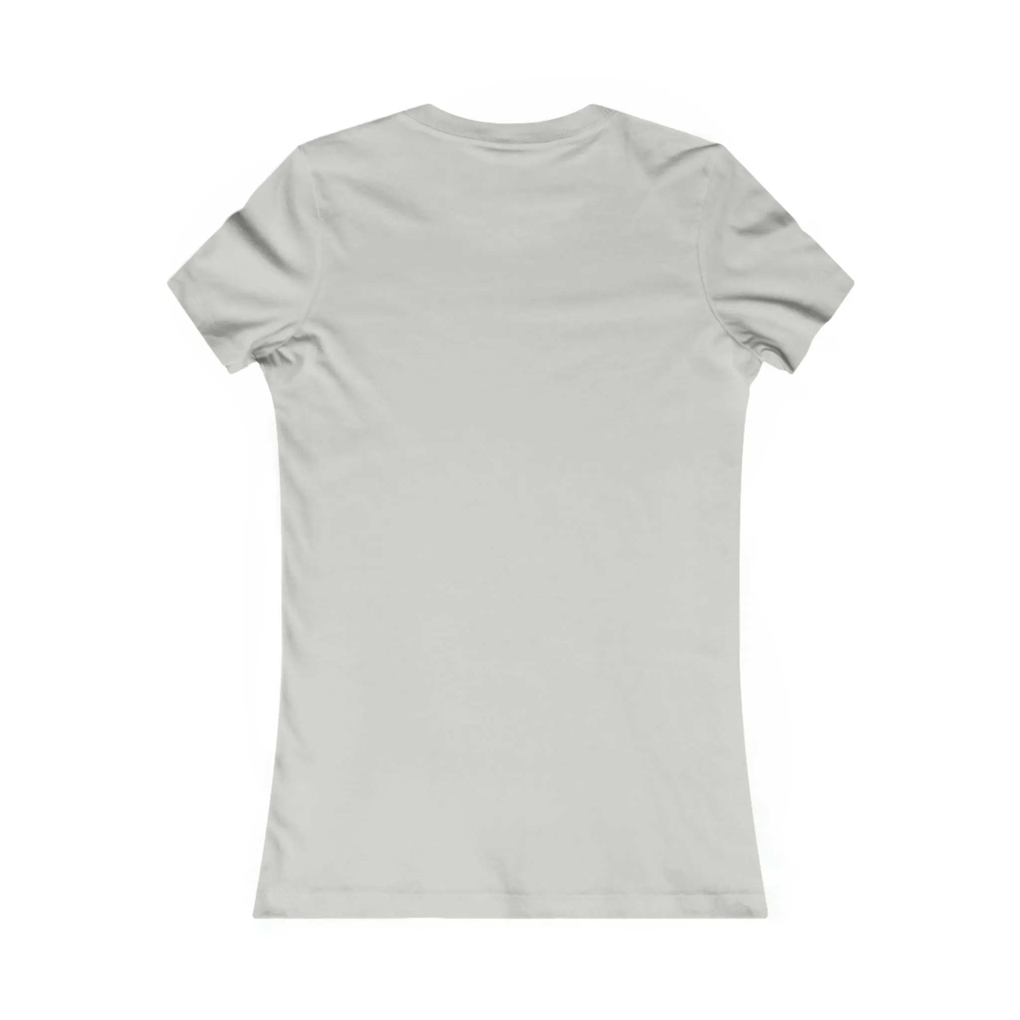 Iron Sharpens Iron - Women's Favorite Tee - White Logo - Plain Back