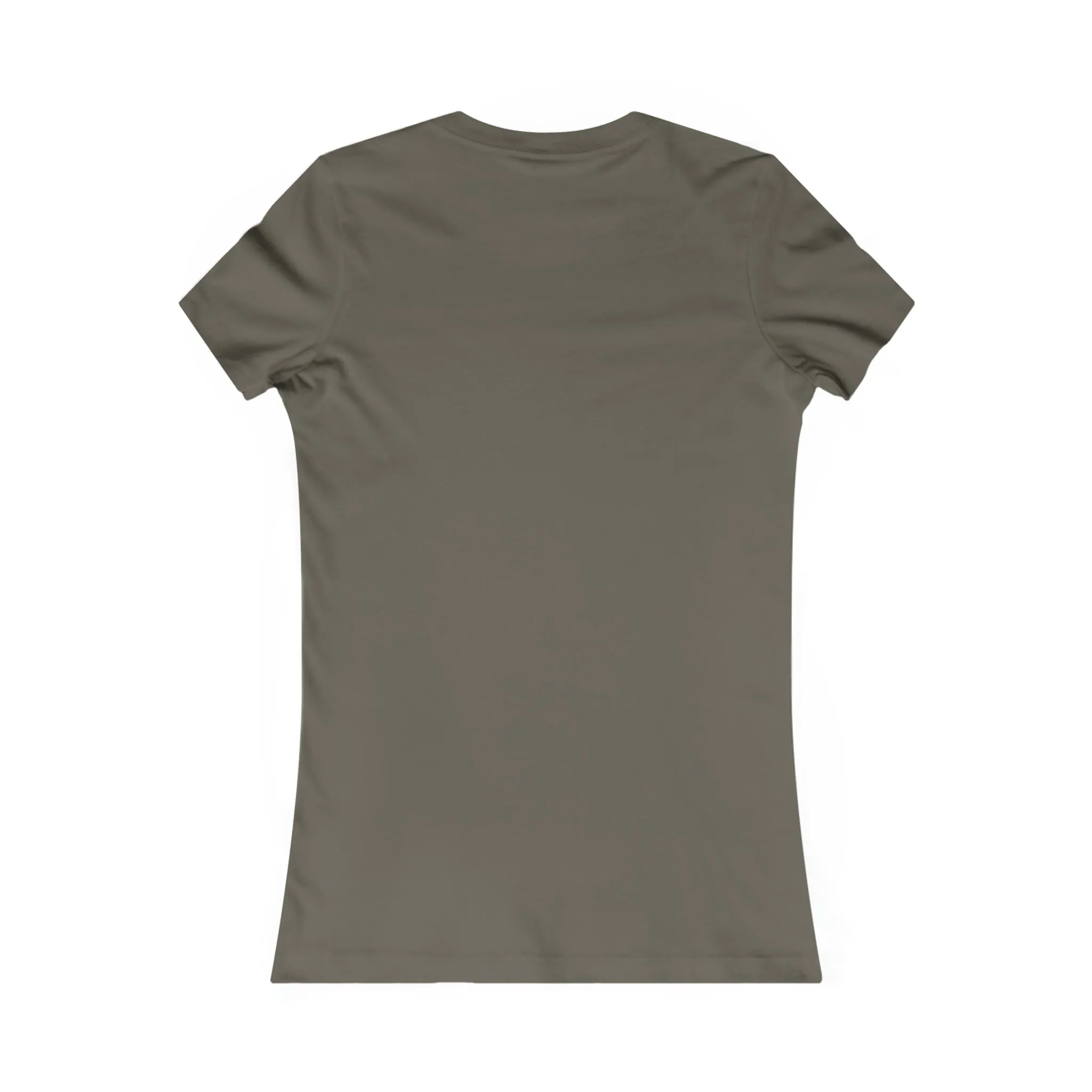 Iron Sharpens Iron - Women's Favorite Tee - White Logo - Plain Back