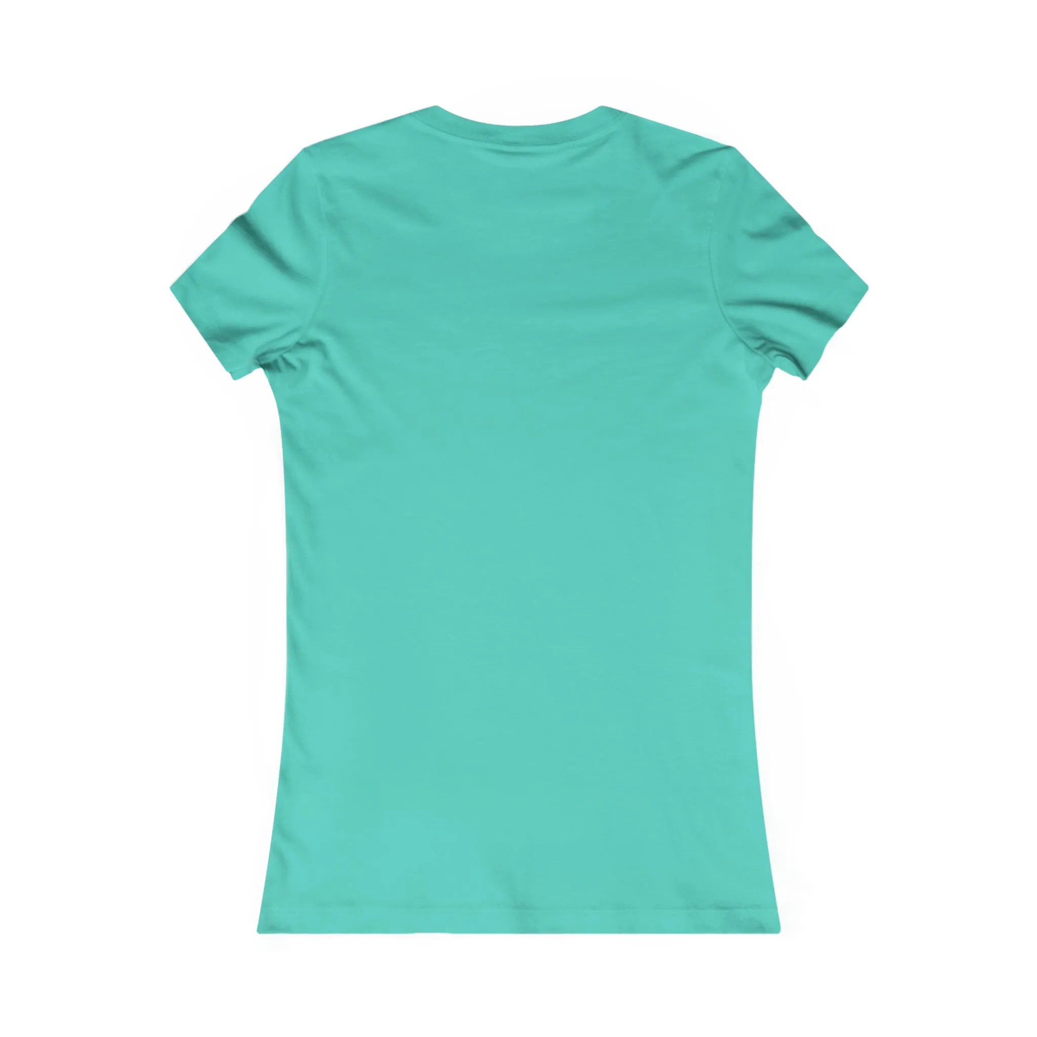 Iron Sharpens Iron - Women's Favorite Tee - White Logo - Plain Back