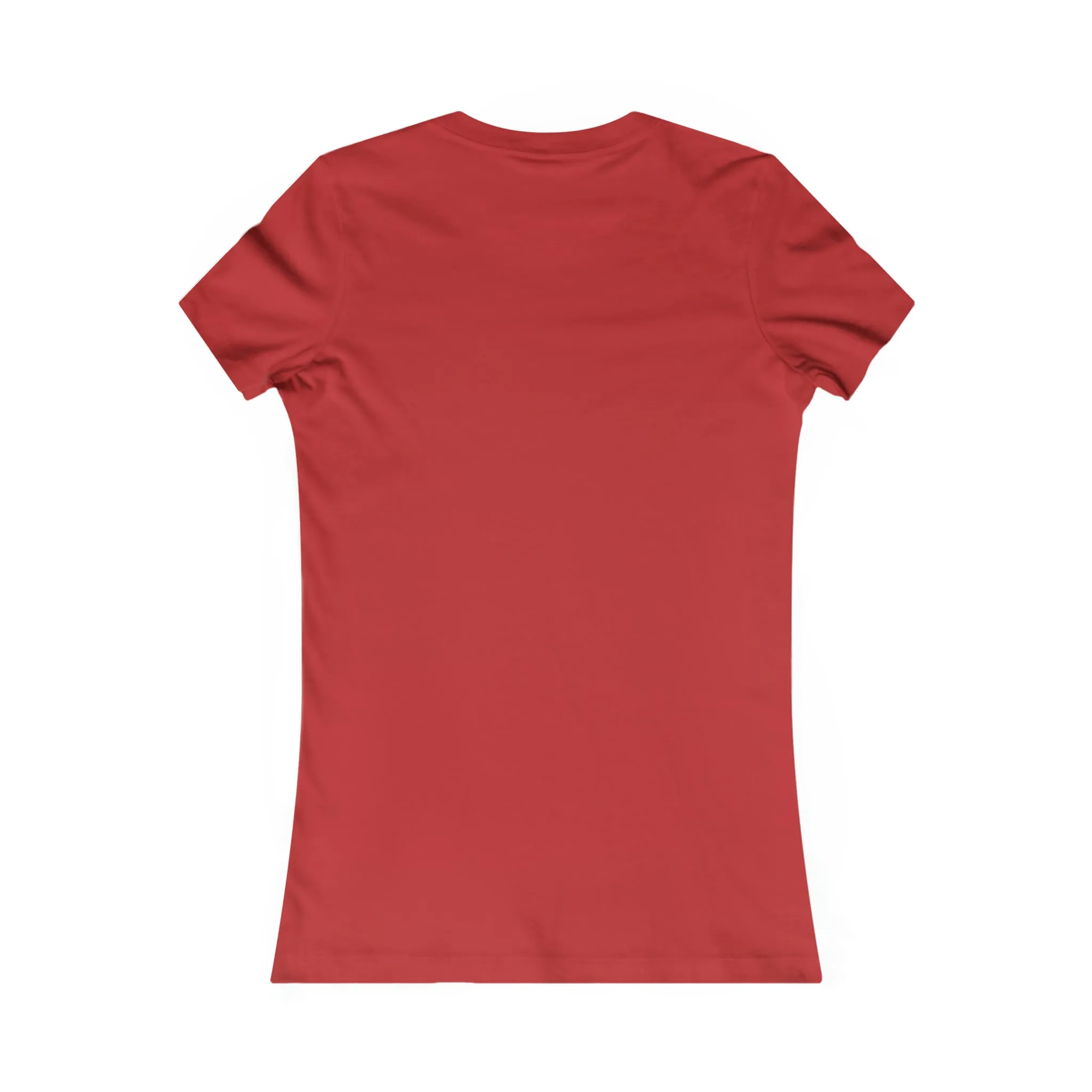 Iron Sharpens Iron - Women's Favorite Tee - White Logo - Plain Back