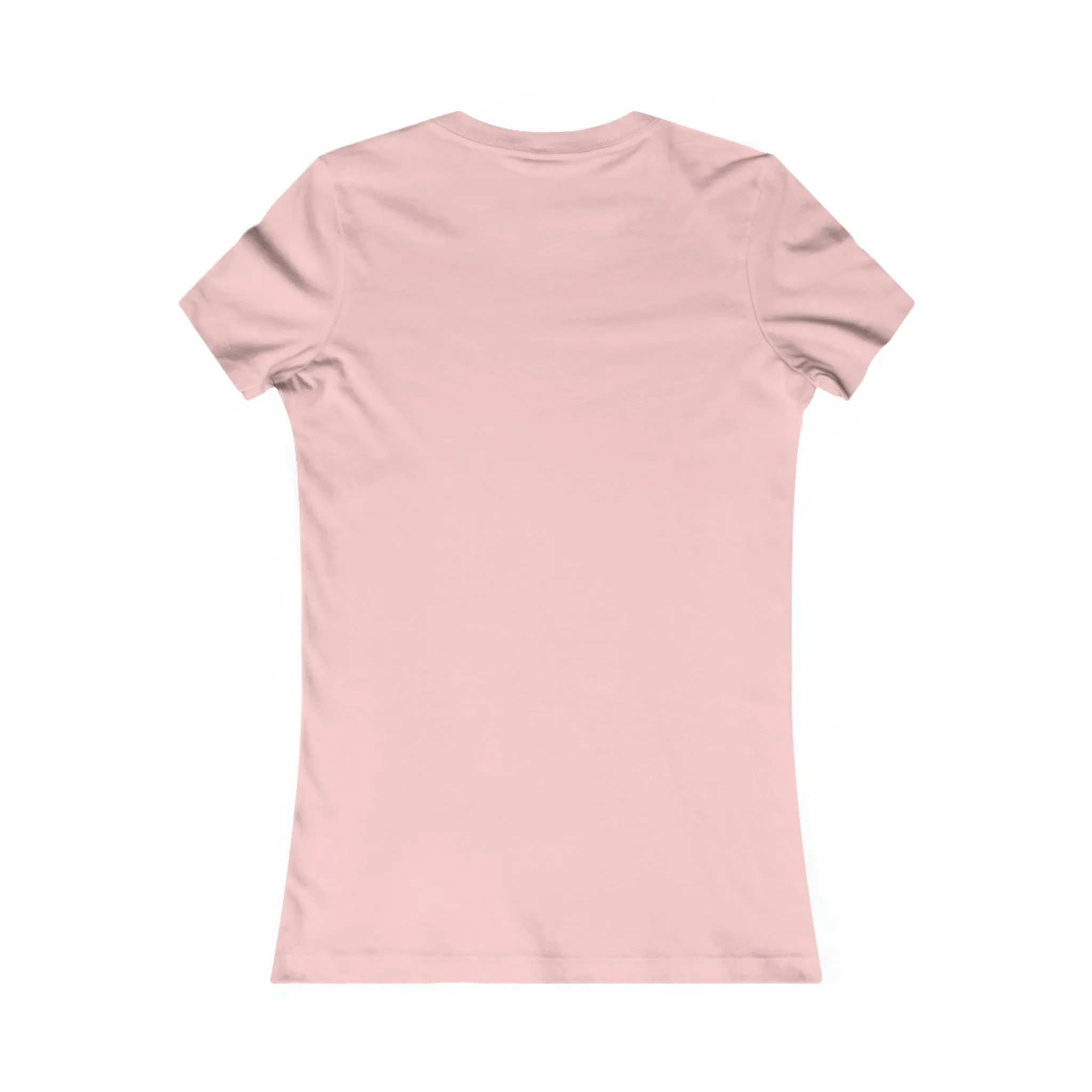 Iron Sharpens Iron - Women's Favorite Tee - White Logo - Plain Back