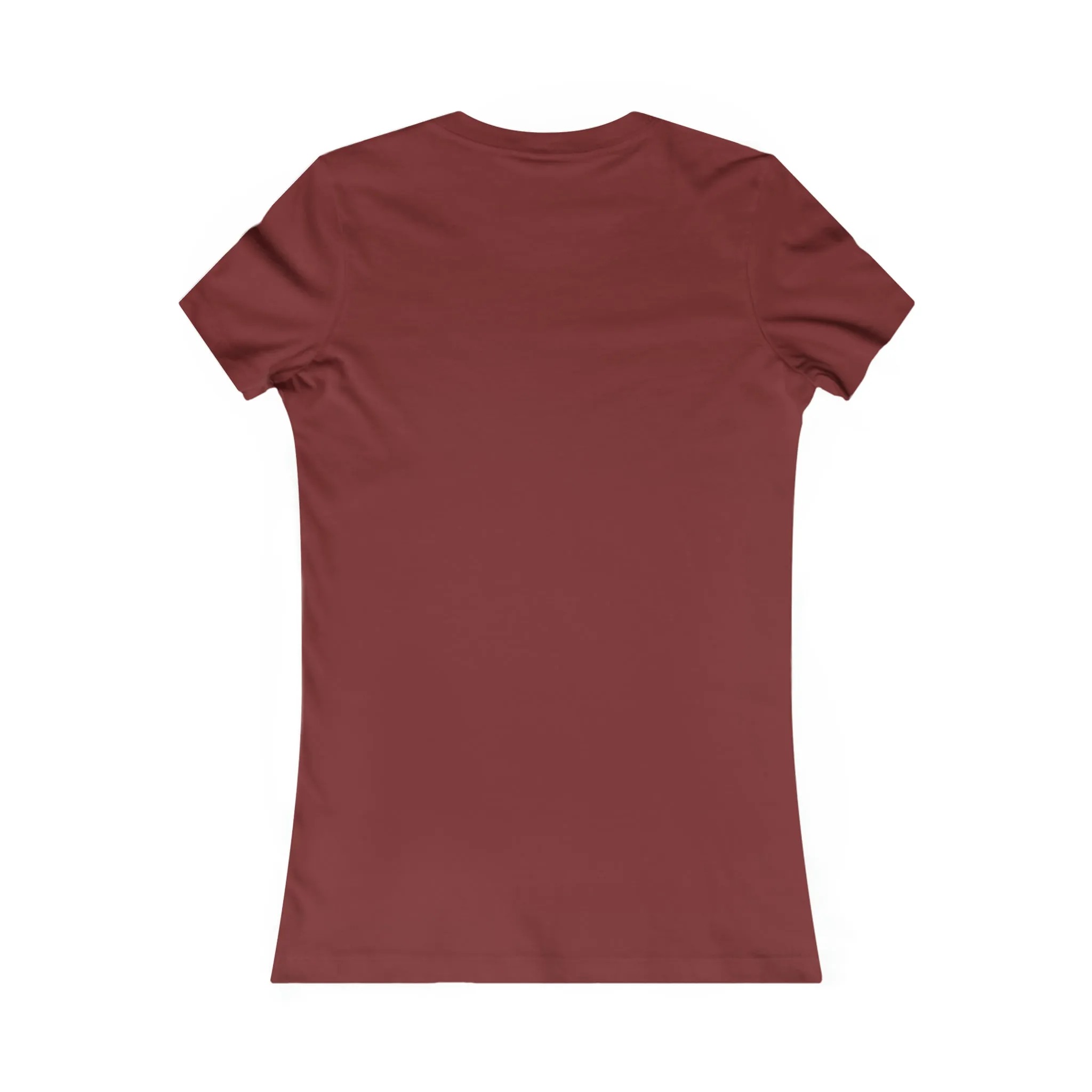 Iron Sharpens Iron - Women's Favorite Tee - White Logo - Plain Back