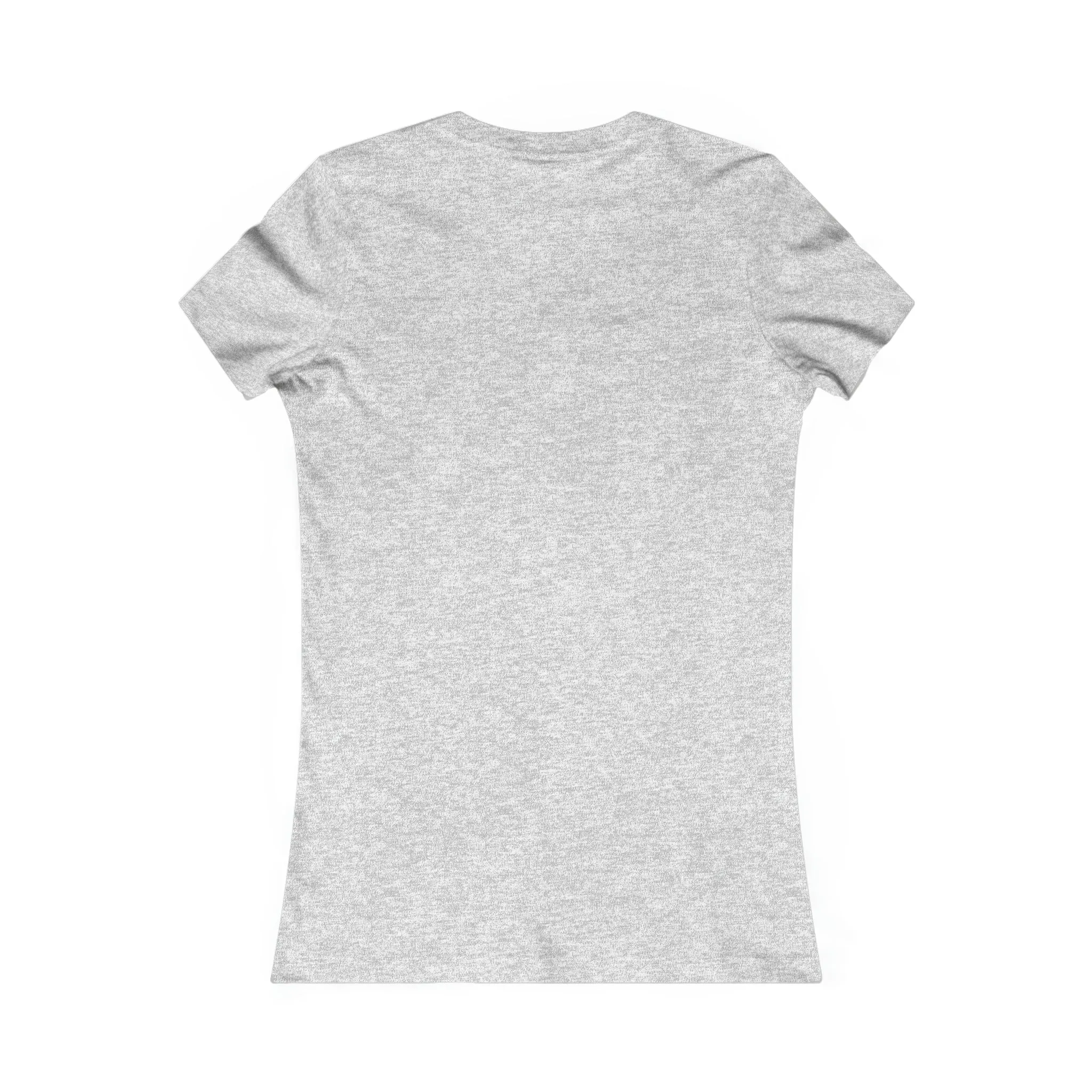 Iron Sharpens Iron - Women's Favorite Tee - White Logo - Plain Back