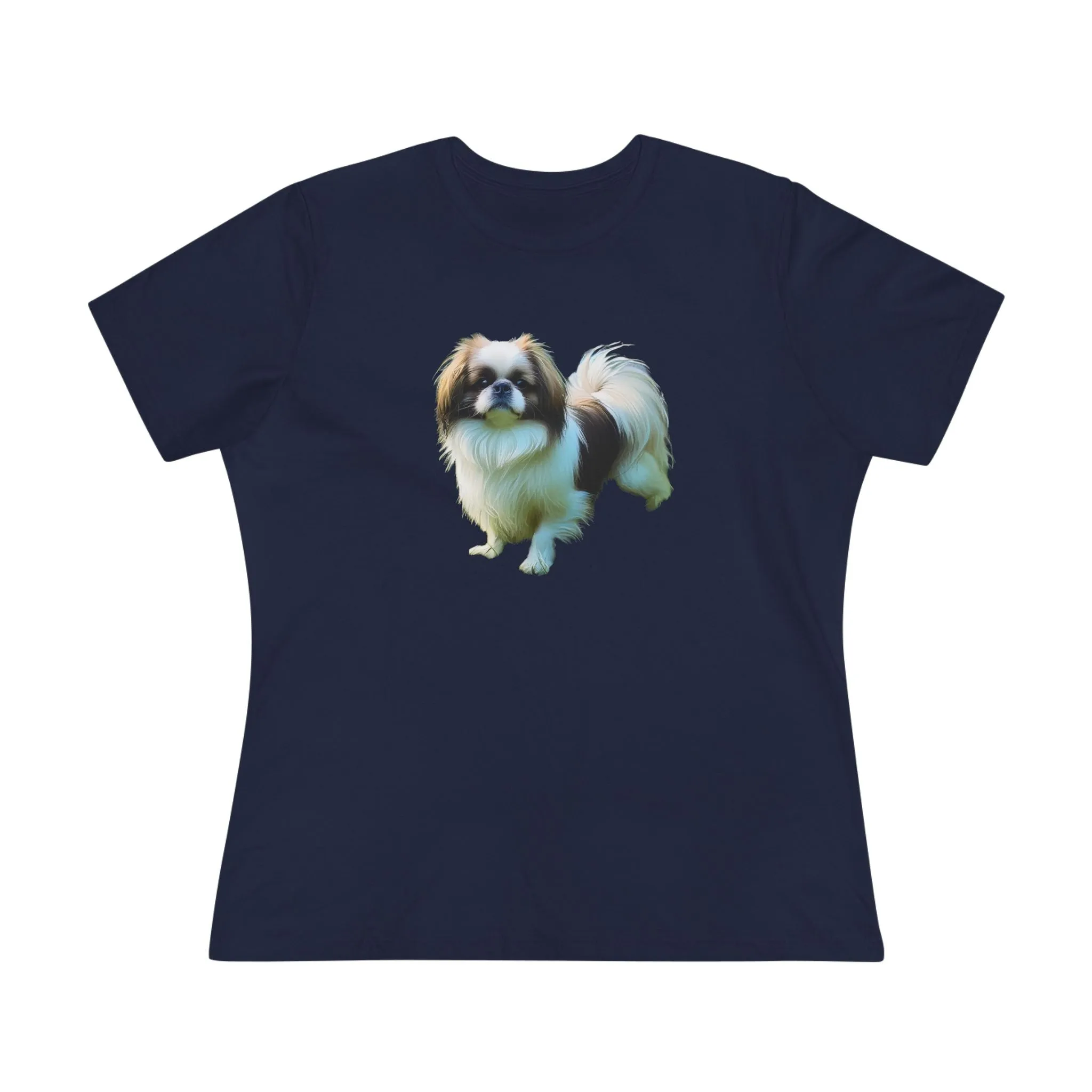 Japanese Chin - Women's Relaxed Cotton Tee