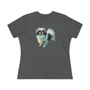 Japanese Chin - Women's Relaxed Cotton Tee