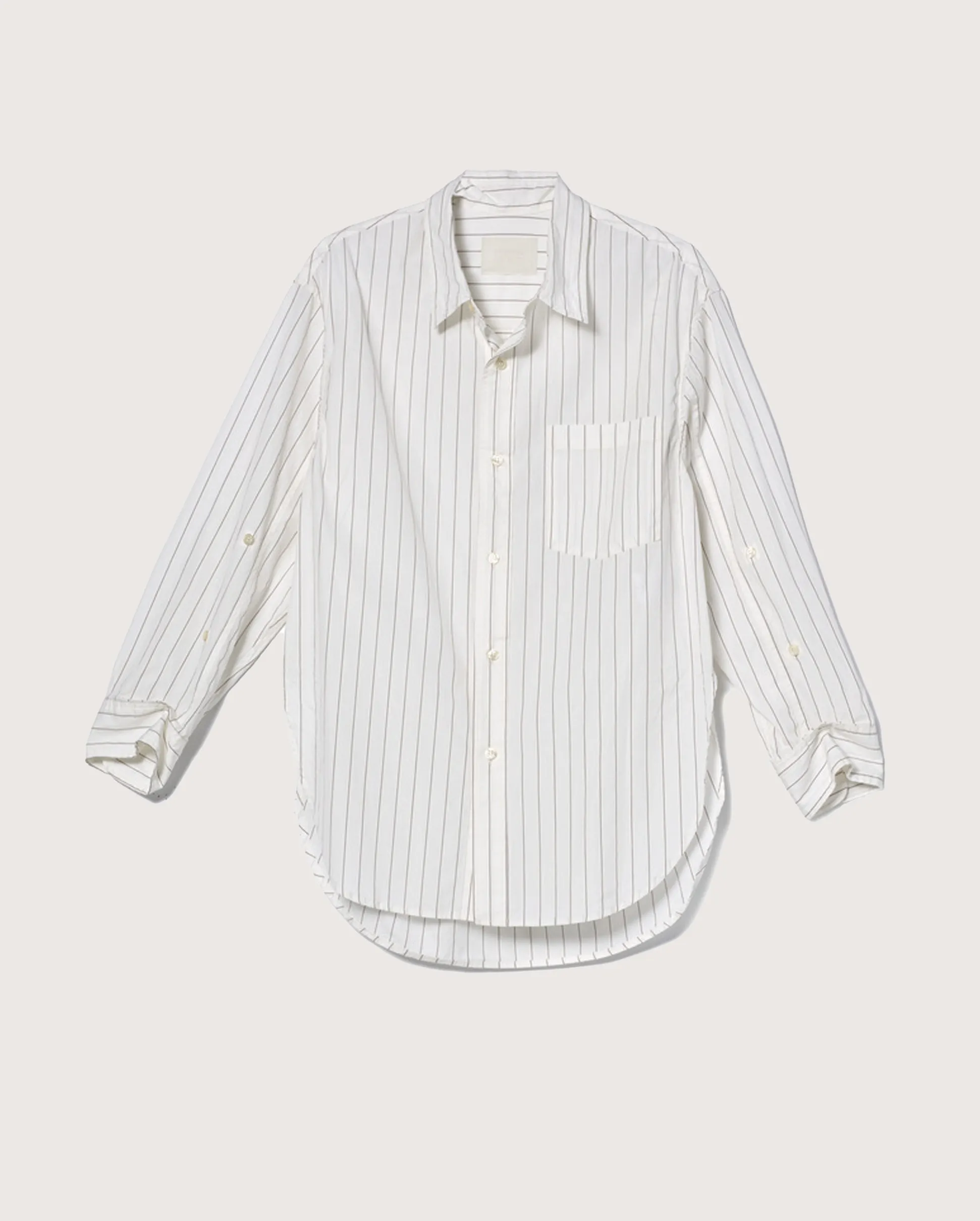 KAYLA SHIRT / BITTER CHOCOLATE STRIPE