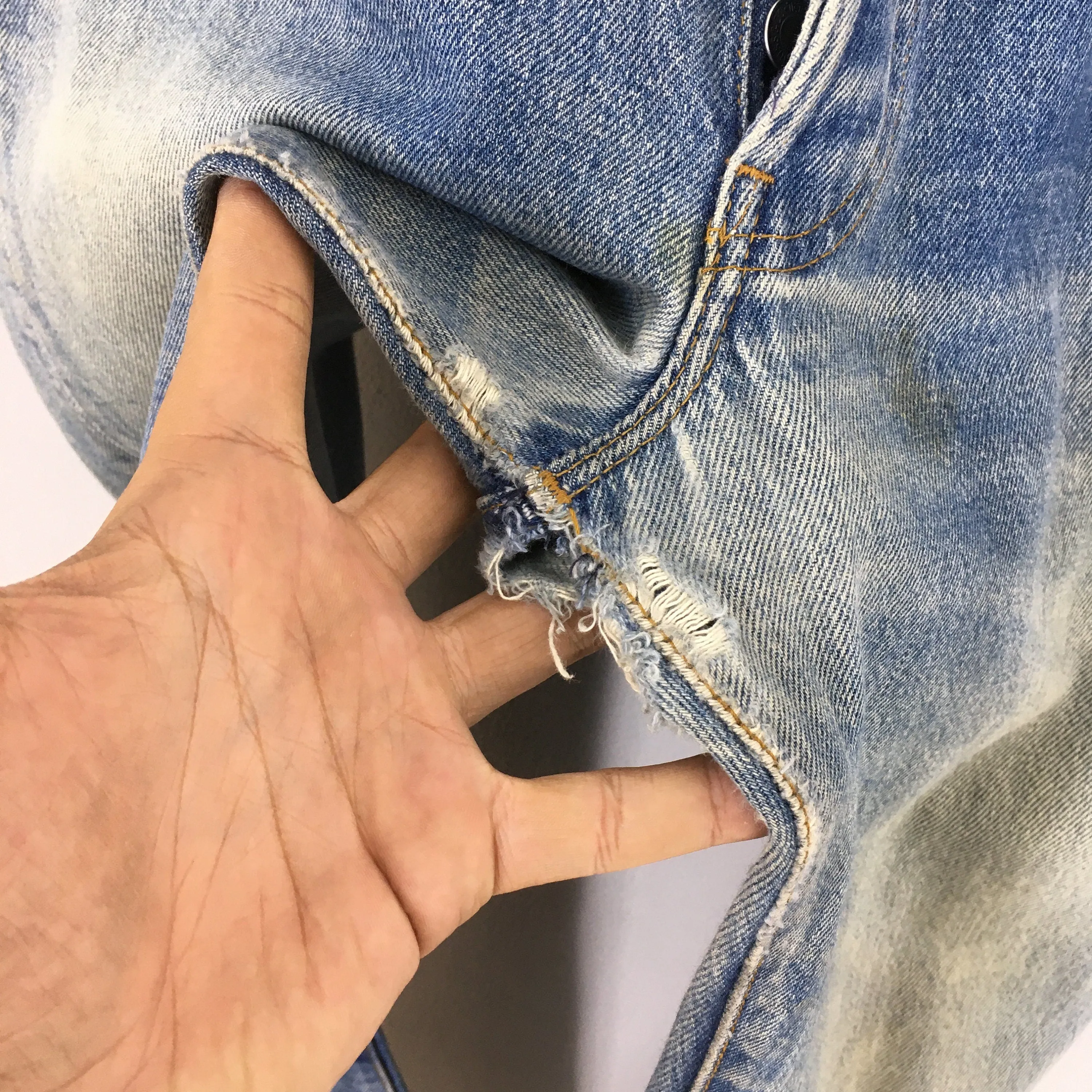 Levi's 501XX Blue Stonewash Jeans Size 29x29.5
