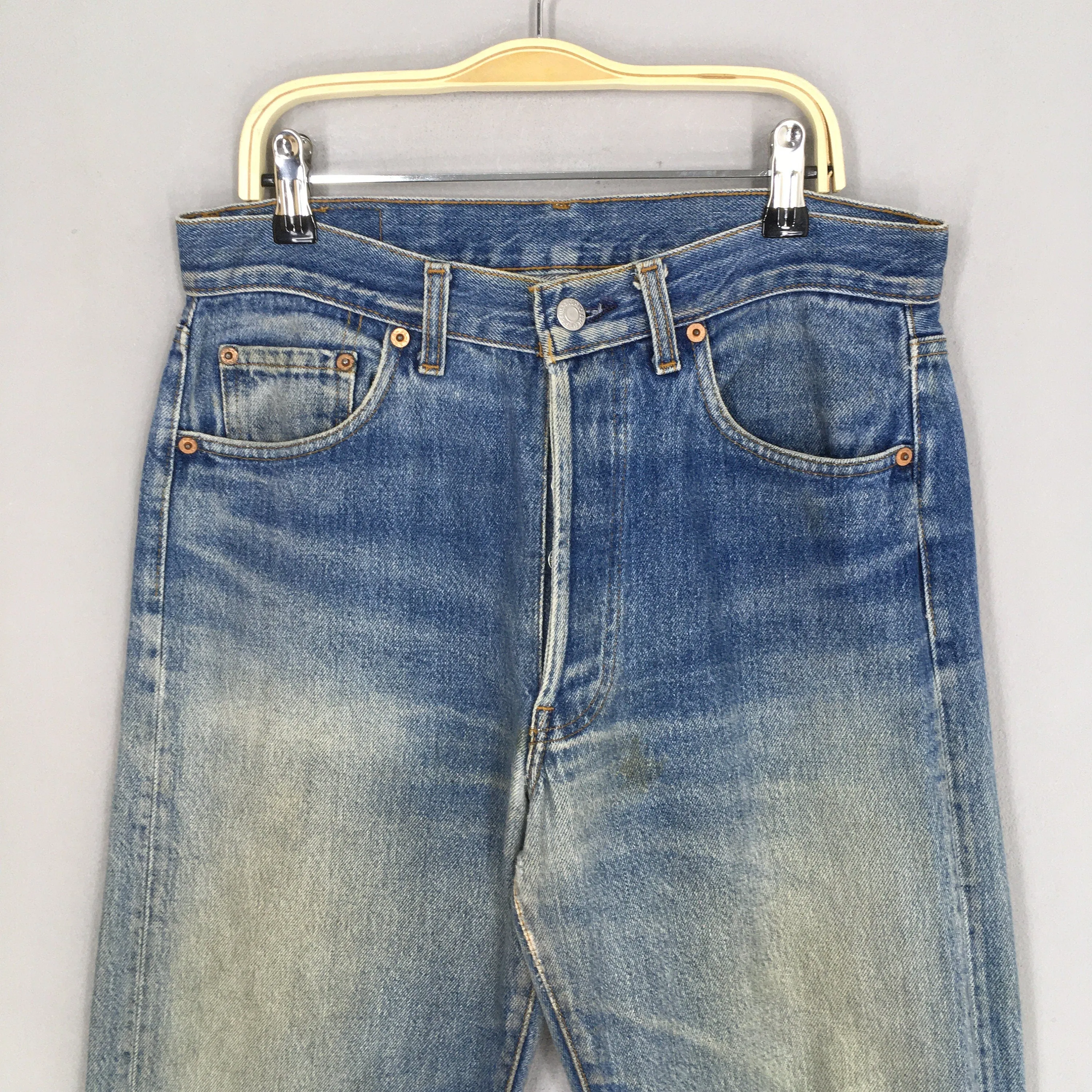 Levi's 501XX Blue Stonewash Jeans Size 29x29.5