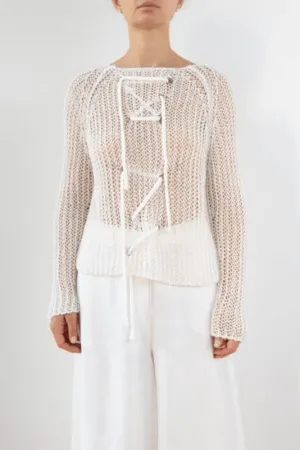 Linen Jumper with Ties