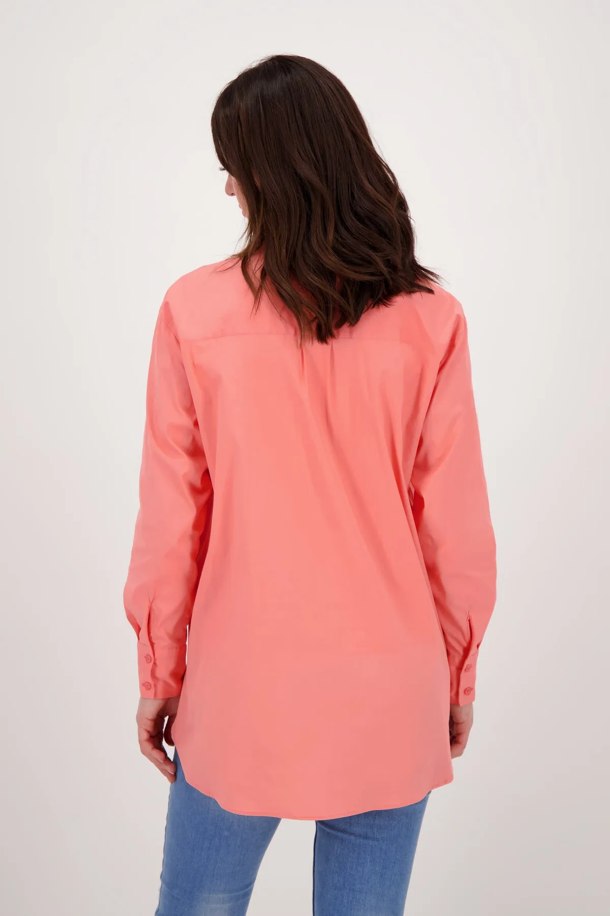 LS Cotton Shirt | Grapefruit