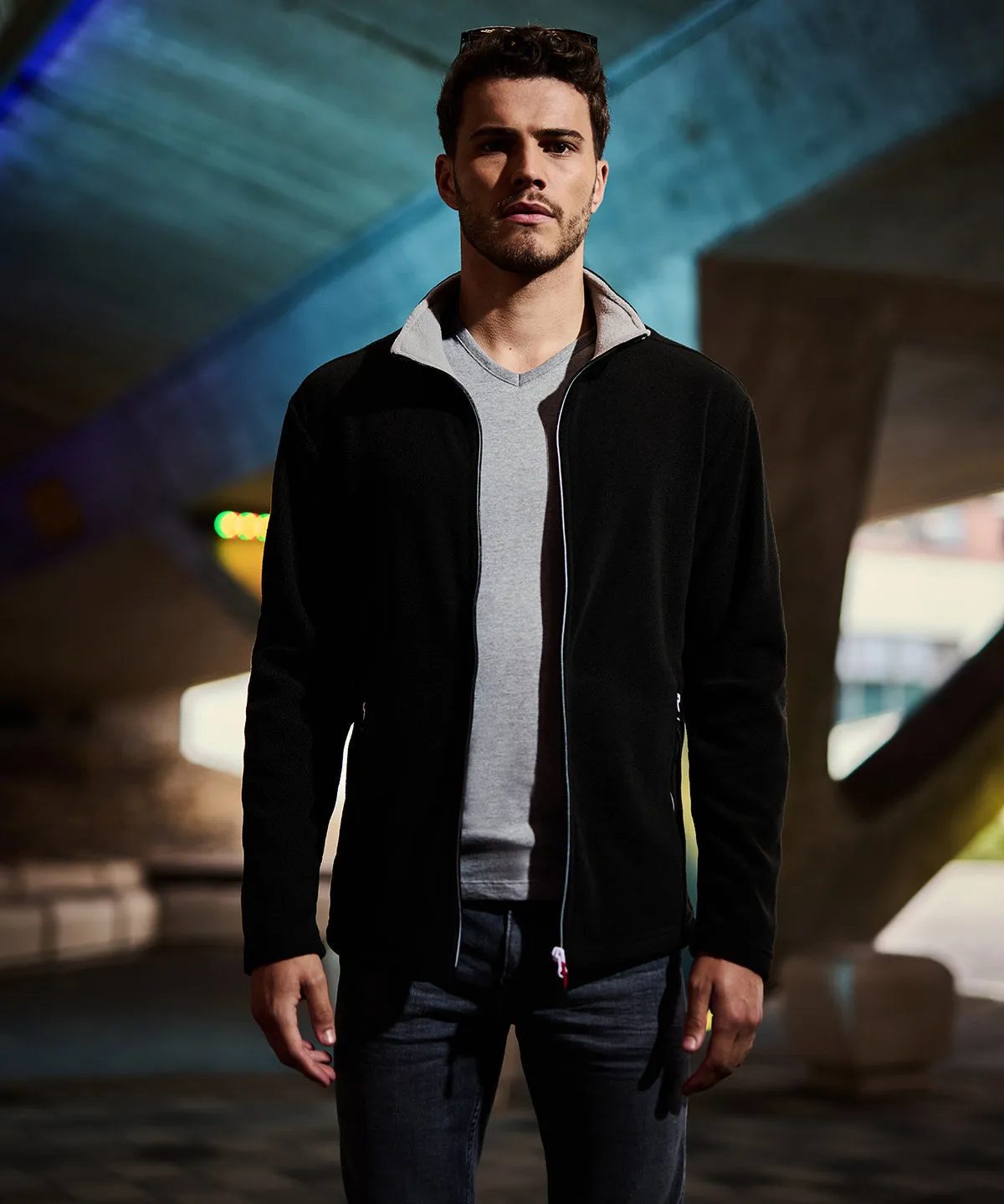 Navy/Classic Red - Ascender fleece
