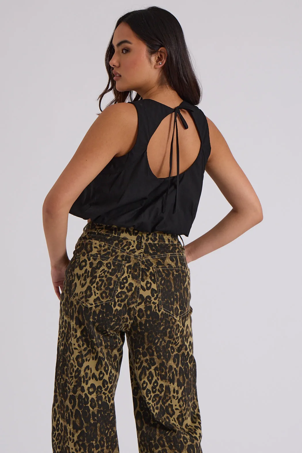 Open Back Bubble Top