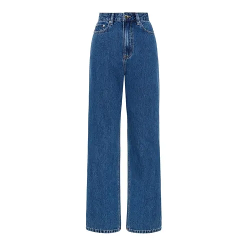 Organic Relaxed Leg Jean Vintage Blue