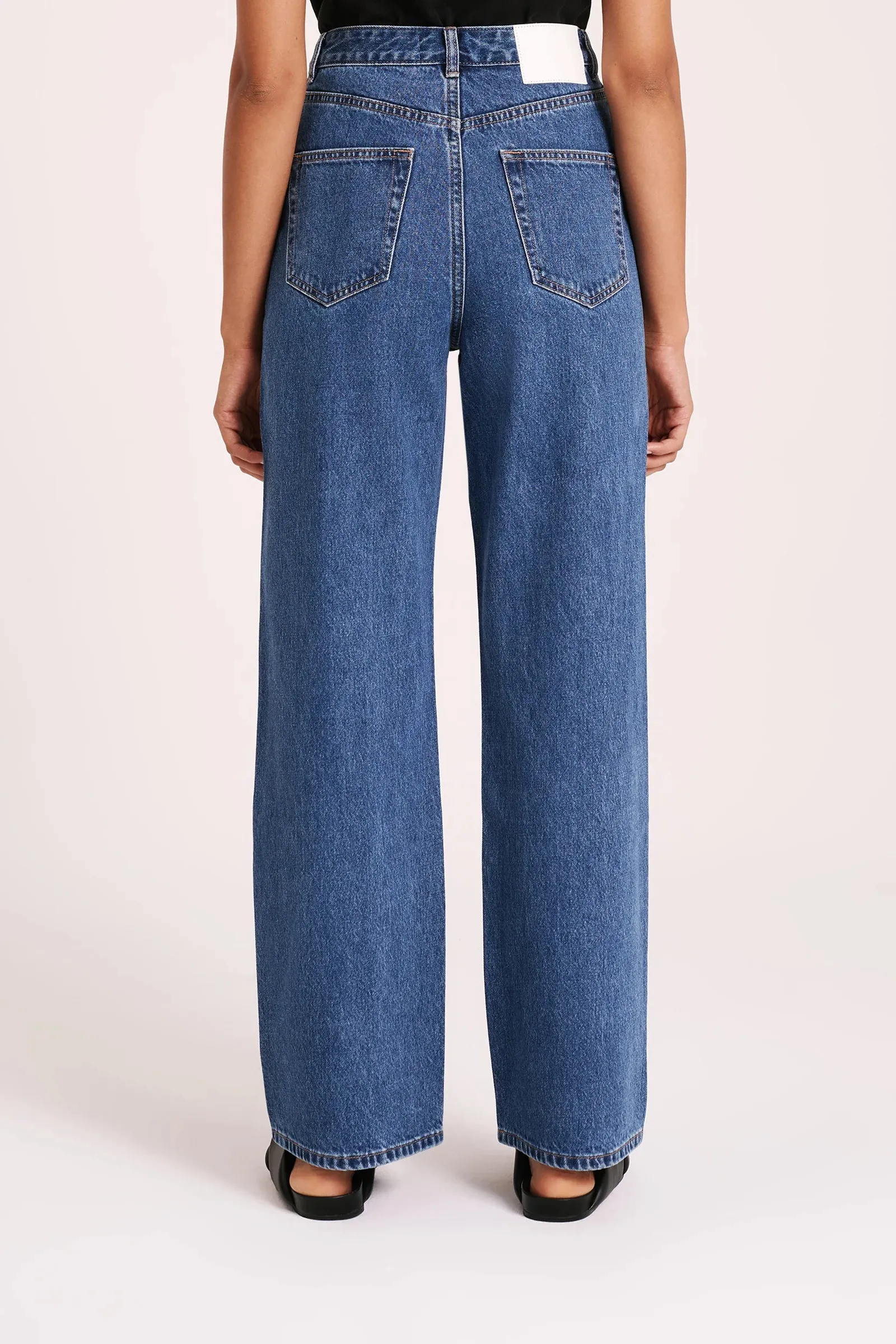 Organic Relaxed Leg Jean Vintage Blue