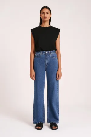 Organic Relaxed Leg Jean Vintage Blue