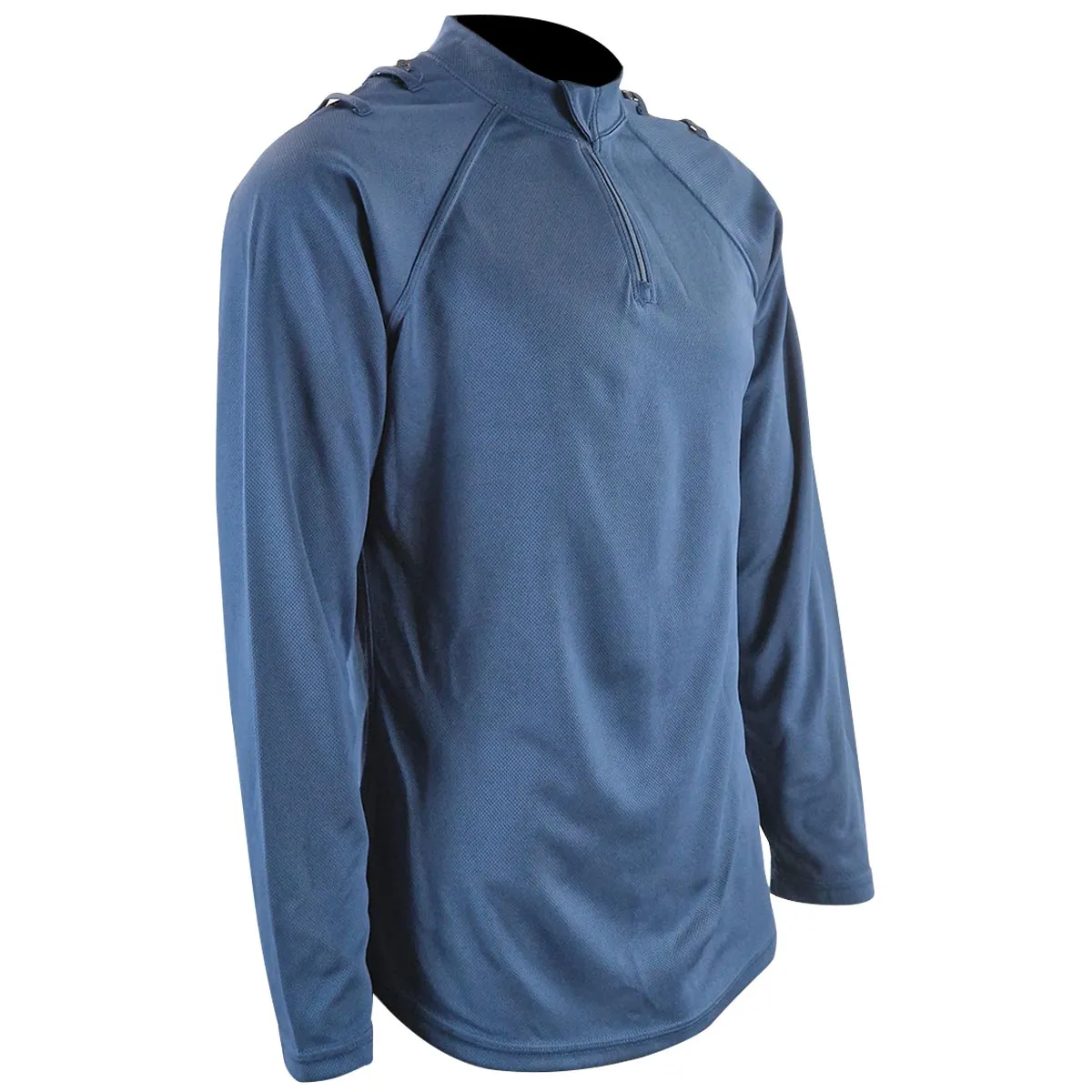 PCSO Female Long Sleeve T-Shirt with Loop Rank Blue - Grade 1