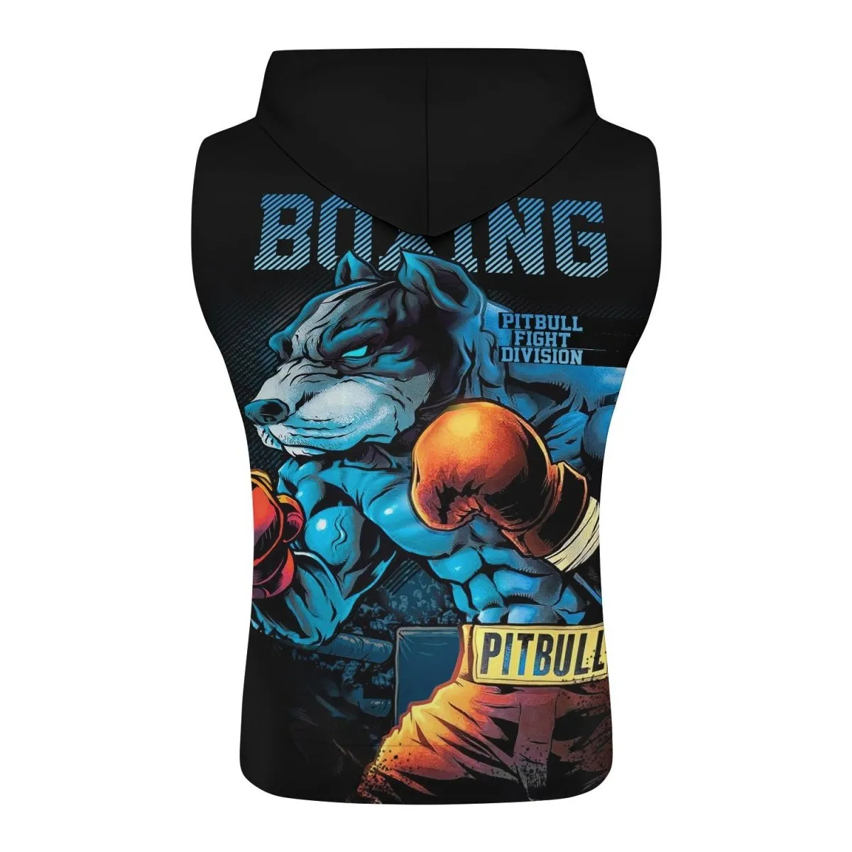 Pitbull Boxing Sleeveless Pullover & Zip Hoodie