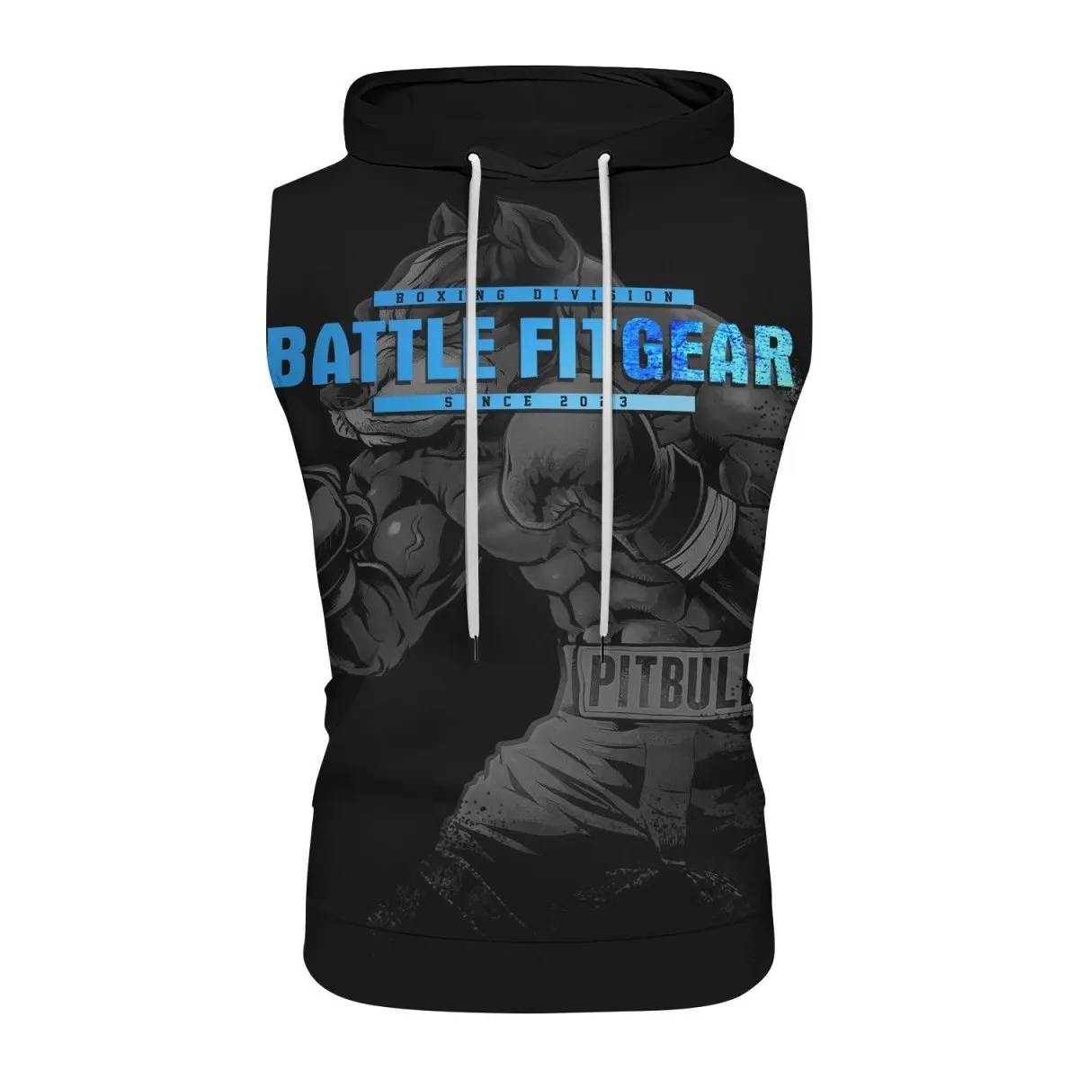 Pitbull Boxing Sleeveless Pullover & Zip Hoodie