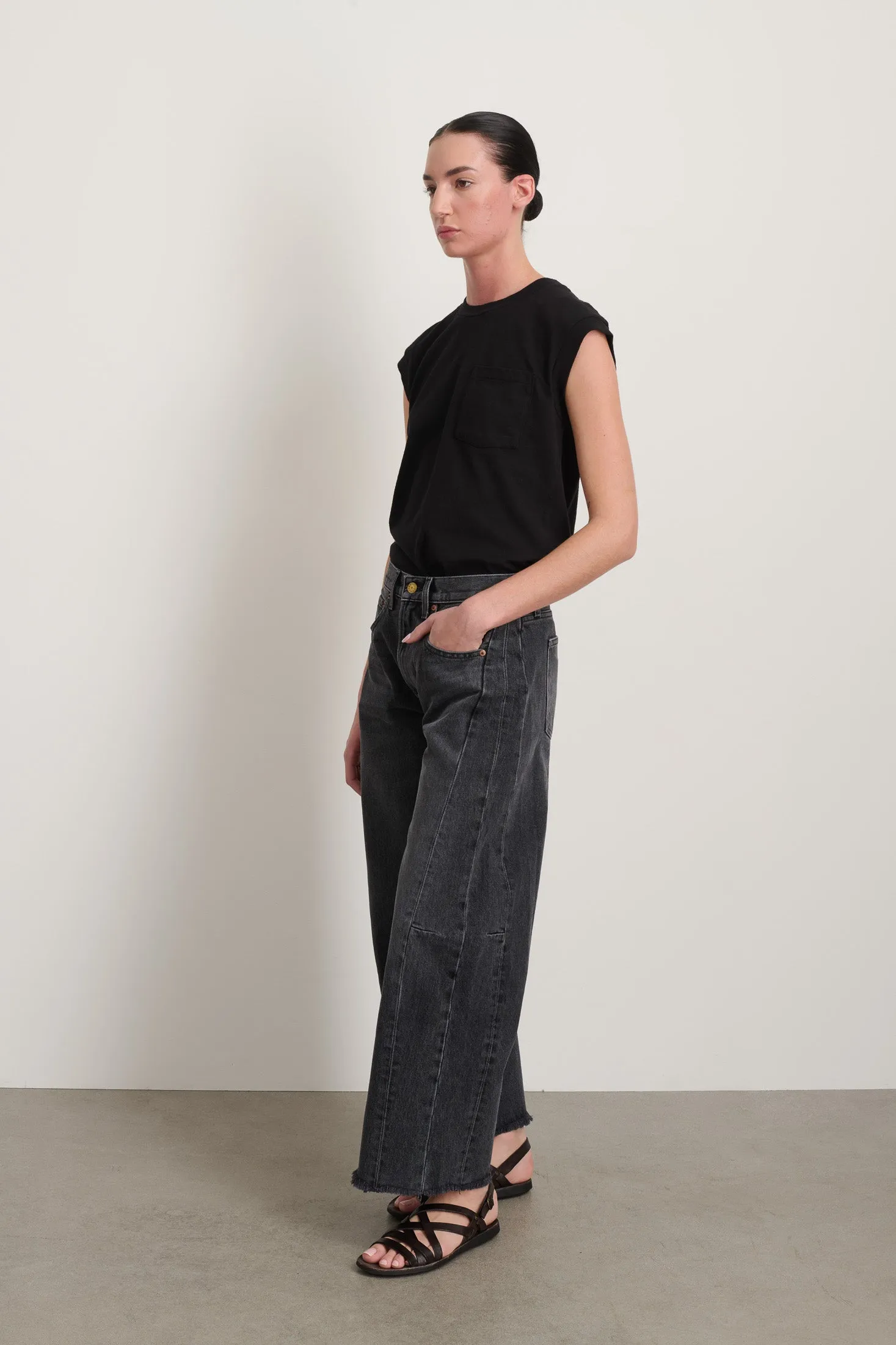 Relaxed Lasso Jean Stil Black