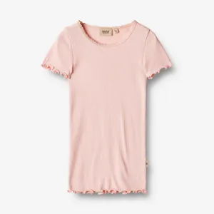 Rib T-Shirt S/S Katie - rose ballet