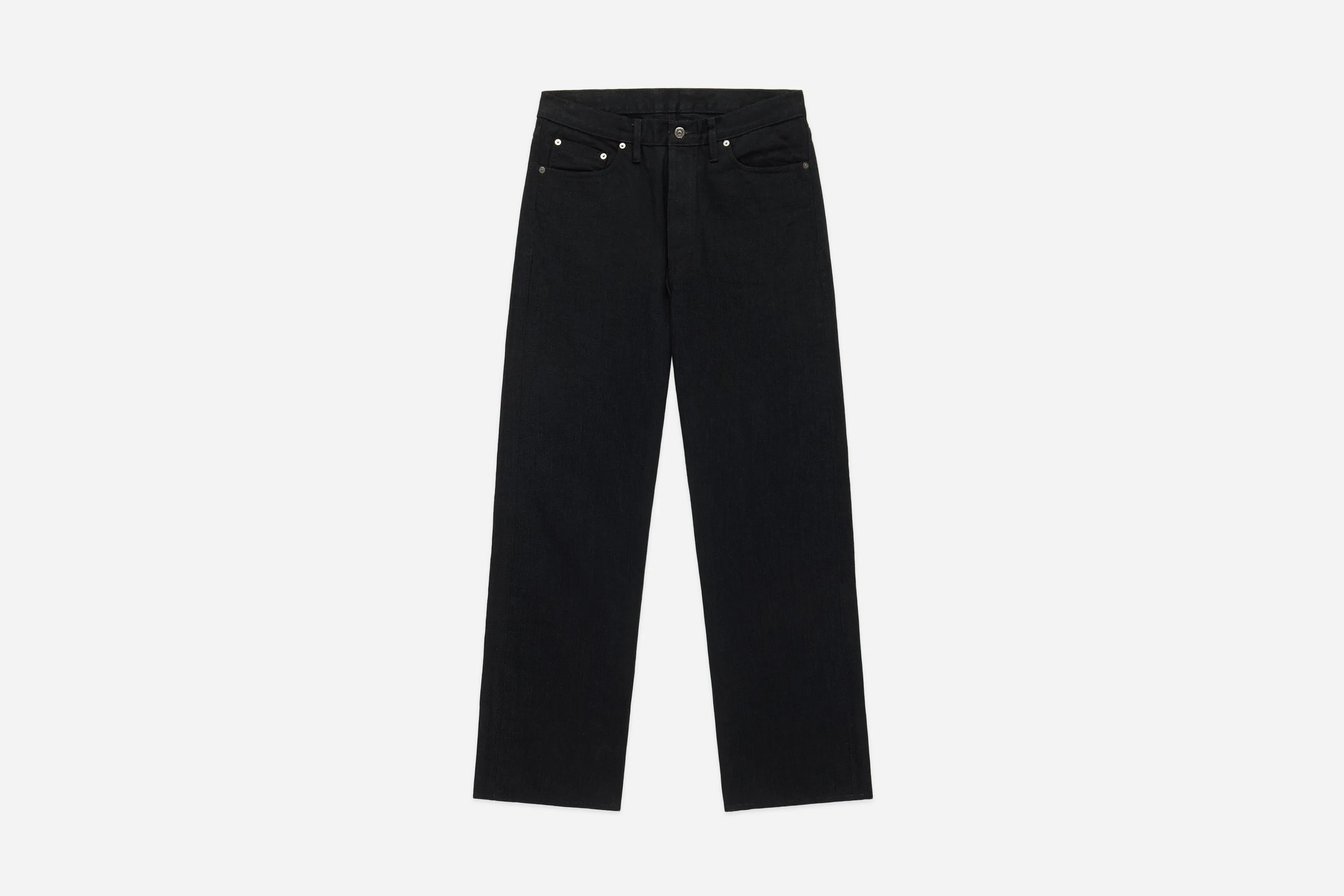 RS-220xk ~ Relaxed Straight - Rinsed Black Kibata