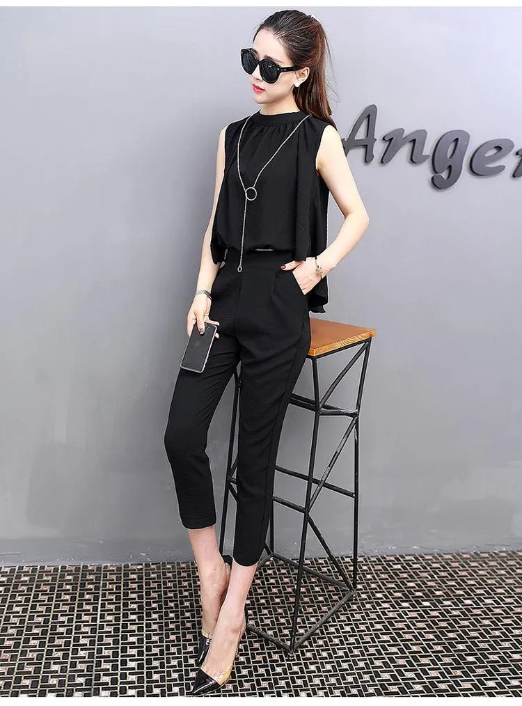 SIMPLE CHIC PANTS SET