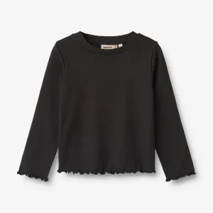 T-Shirt L/S Else - black