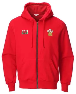 Traditional Welsh Feathers Full Zip Shak Hoodie Jacket