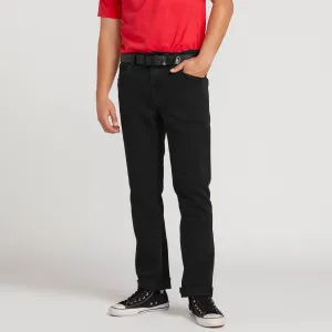 VOLCOM Solver Modern Fit Jeans - Black Out